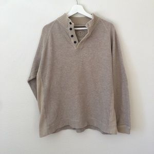Tommy Bahama Men’s Button Neck Sweater Sz L